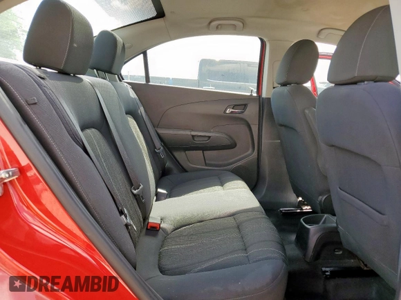 2017 Chevrolet Sonic LT with VIN 1G1JD5SH2H4117715, listed as a Copart auction lot 61472535 with 143,955 mi miles and Salvage title. Bid and sale history available at DreamBid. Image 10.