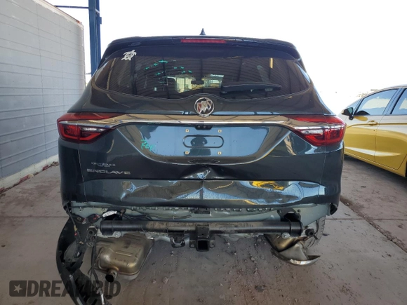 2021 Buick Enclave Premium with VIN 5GAERCKW0MJ233795, listed as a Copart auction lot 72148624 with 41,863 mi miles and Salvage Title. Bid and sale history available at carsss.com. Image 6.