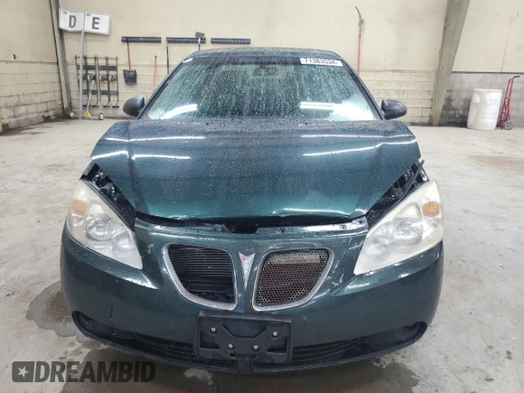 2006 Pontiac G6 6-Cyl with VIN 1G2ZG558764182512, listed as a Copart auction lot 71383534 with 241,397 mi miles and Salvage Title. Bid and sale history available at carsss.com. Image 5.