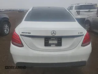 2018 Mercedes-Benz C 63 AMG with VIN 55SWF8GB5JU260006, listed as a Copart auction lot 51618625 with 84,383 mi miles and Salvage title. Bid and sale history available at DreamBid. Image 6.