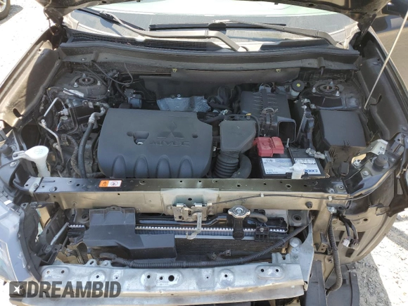 2018 Mitsubishi Outlander ES with VIN JA4AZ3A36JZ041387, listed as a Copart auction lot 65187715 with 132,876 mi miles and Salvage title. Bid and sale history available at DreamBid. Image 12.