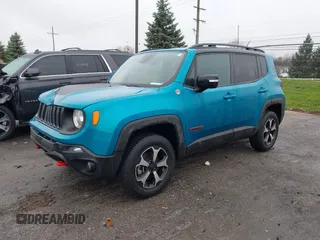 2022 Jeep Renegade Trailhawk with VIN ZACNJDC13NPN57143, listed as a IAAI auction lot 41042785 with 25,040 mi miles and . Bid and sale history available at DreamBid. Image 17.
