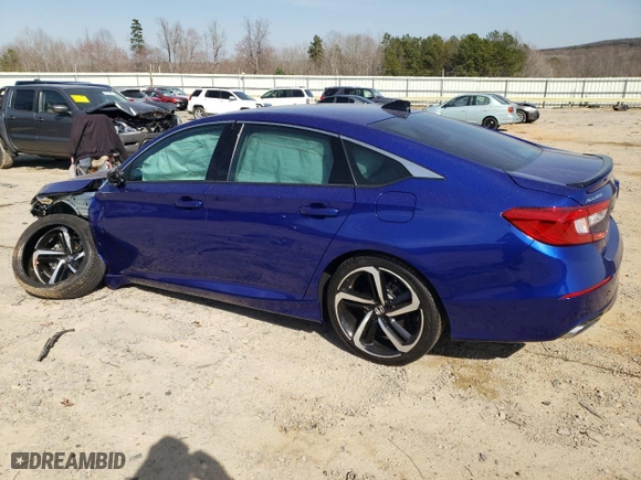 2022 Honda Accord Sedan Sport SE with VIN 1HGCV1F45NA097293, listed as a Copart auction lot 48908795 with 49,293 mi miles and Salvage Title. Bid and sale history available at carsss.com. Image 2.