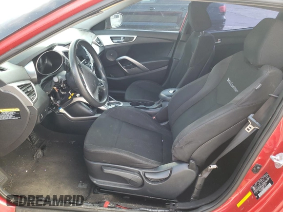 2016 Hyundai Veloster with VIN KMHTC6AD5GU277525, listed as a Copart auction lot 66564993 with 141,248 mi miles. Bid and sale history available at carsss.com. Image 7.
