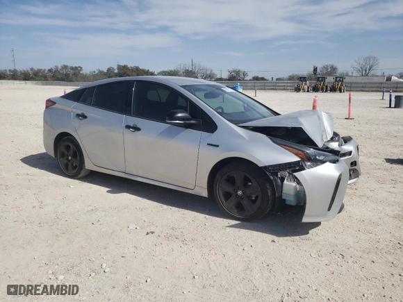2022 Toyota Prius L Eco with VIN JTDKAMFU5N3169248, listed as a Copart auction lot 48997015 with 46,266 mi miles and Salvage Title. Bid and sale history available at carsss.com. Image 4.