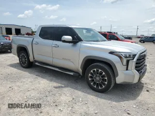 2022 Toyota Tundra Limited with VIN 5TFJA5DB6NX022223, listed as a Copart auction lot 59928295 with 66,420 mi miles and Salvage title. Bid and sale history available at DreamBid. Image 4.
