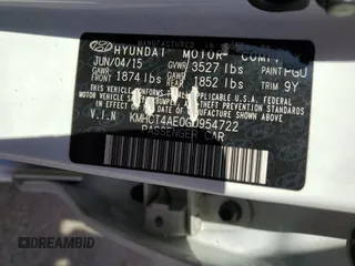 2016 Hyundai Accent SE with VIN KMHCT4AE0GU954722, listed as a Copart auction lot 89130695 with 100,656 mi miles and Non Repairable. Bid and sale history available at carsss.com. Image 13.