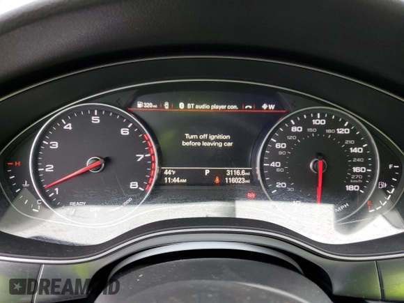 2017 Audi A7 Premium Plus with VIN WAUW2AFC1HN086300, listed as a Copart auction lot 39493014 with 116,023 mi miles and Non Repairable. Bid and sale history available at carsss.com. Image 9.