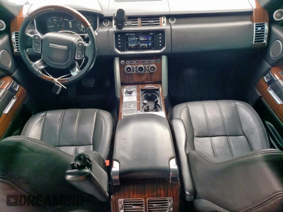 2016 Land Rover Range Rover HSE with VIN SALGS2KF4GA259951, listed as a Copart auction lot 55079395 with 126,560 mi miles and Clean title. Bid and sale history available at DreamBid. Image 8.