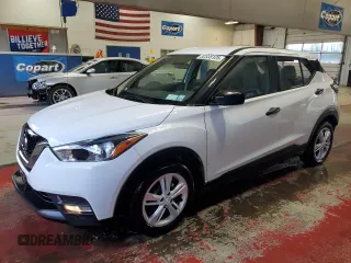 2019 Nissan Kicks S with VIN 3N1CP5CU4KL561427, listed as a Copart auction lot 52335125 with 34,035 mi miles and Salvage Title. Bid and sale history available at carsss.com. Image 1.