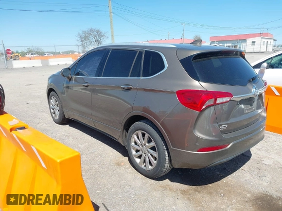 2019 Buick Envision Essence with VIN LRBFXCSA3KD043383, listed as a IAAI auction lot 42031599 with 96,754 mi miles and . Bid and sale history available at carsss.com. Image 3.