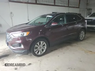 2019 Ford Edge Titanium z VIN 2FMPK4K94KBC11873, wystawiony jako Copart lot #58737735 z przebiegiem 127 278 mil mil oraz Czysty tytuł • Clean title. Historia ofert i sprzedaży dostępna na DreamBid. Obrazek 1.
