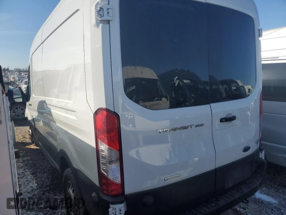 2023 Ford Transit Cargo with VIN 1FTBR1CG6PKB89510, listed as a Copart auction lot 46370565 with 180,309 mi miles and Salvage Title. Bid and sale history available at carsss.com. Image 2.