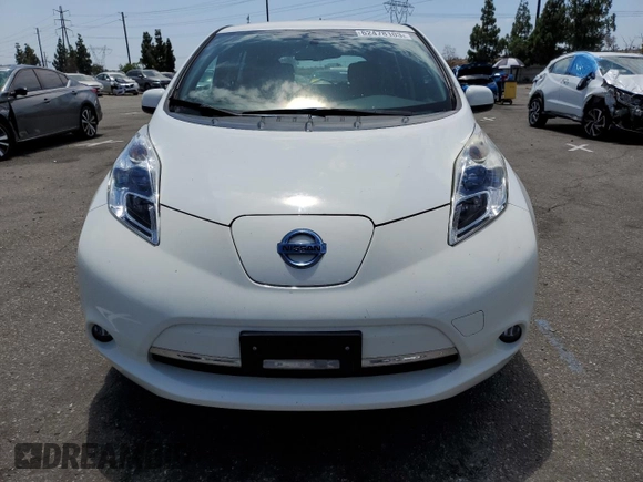 2015 Nissan LEAF SV with VIN 1N4AZ0CP6FC323839, listed as a Copart auction lot 62478103 with 59,069 mi miles. Bid and sale history available at carsss.com. Image 5.