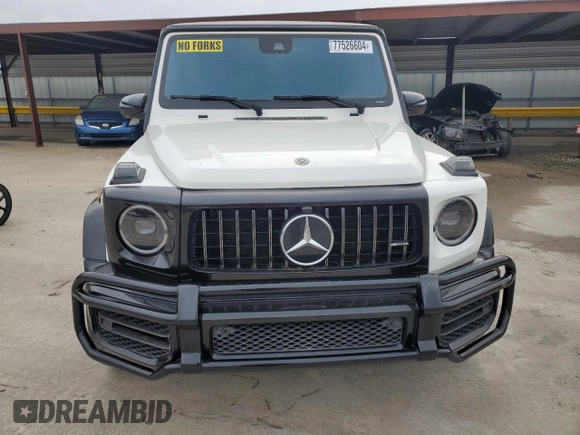 2020 Mercedes-Benz G AMG G 63 with VIN W1NYC7HJ1LX353898, listed as a Copart auction lot 77526604 with 41,978 mi miles and Salvage Title. Bid and sale history available at carsss.com. Image 5.