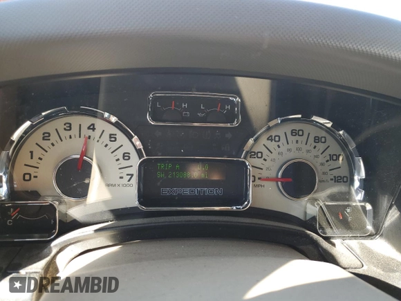2014 Ford Expedition EL XLT with VIN 1FMJK1J55EEF36351, listed as a Copart auction lot 48054985 with 213,088 mi miles and Salvage Title. Bid and sale history available at carsss.com. Image 9.