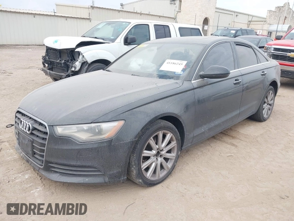 2013 Audi A6 Premium Plus with VIN WAUDFAFC6DN152930, listed as a IAAI auction lot 41186245 with 121,967 mi miles and . Bid and sale history available at DreamBid. Image 2.