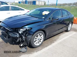 2020 Ford Fusion SE with VIN 3FA6P0HDXLR231155, listed as a IAAI auction lot 41925162 with 51,588 mi miles. Bid and sale history available at carsss.com. Image 18.