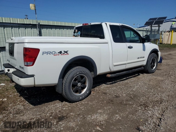 2012 Nissan Titan PRO-4X with VIN 1N6AA0CC3CN300529, listed as a Copart auction lot 53827945 with 82,331 mi miles and Salvage Title. Bid and sale history available at carsss.com. Image 3.