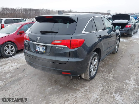 2013 Acura RDX with VIN 5J8TB3H34DL004534, listed as a IAAI auction lot 41622060 with 280,906 mi miles. Bid and sale history available at carsss.com. Image 4.