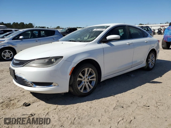 2016 Chrysler 200 Limited with VIN 1C3CCCAB2GN176622, listed as a Copart auction lot 49214495 with 139,552 mi miles and Salvage Title. Bid and sale history available at carsss.com. Image 1.