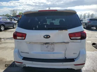 2015 Kia Sedona EX with VIN KNDMC5C14F6050738, listed as a Copart auction lot 52596095 with 142,551 mi miles and Salvage Title. Bid and sale history available at carsss.com. Image 6.