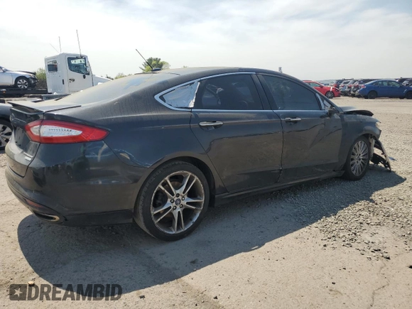 2014 Ford Fusion Titanium with VIN 3FA6P0K95ER210317, listed as a Copart auction lot 54489555 with 109,575 mi miles and Salvage Title. Bid and sale history available at carsss.com. Image 3.