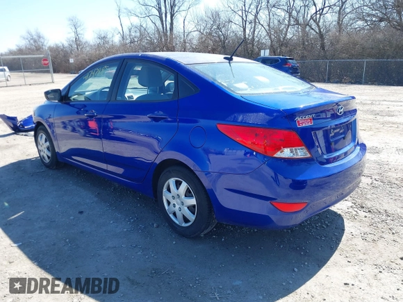 2014 Hyundai Accent GLS with VIN KMHCT4AE6EU643213, listed as a IAAI auction lot 41747885 with 116,324 mi miles and . Bid and sale history available at carsss.com. Image 3.