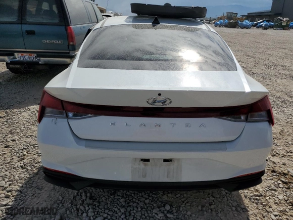 2022 Hyundai Elantra SEL with VIN 5NPLS4AG4NH079628, listed as a Copart auction lot 64655124 with 41,967 mi miles and Salvage Title. Bid and sale history available at carsss.com. Image 6.