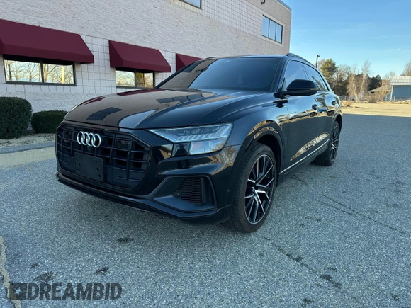 2019 Audi Q8 Prestige with VIN WA1FVAF15KD025497, listed as a Copart auction lot 53828925 with 120,414 mi miles and Clean Title. Bid and sale history available at carsss.com. Image 2.