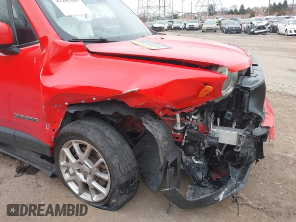 2020 Jeep Renegade Latitude with VIN ZACNJBBB7LPL97764, listed as a IAAI auction lot 41285169 with 46,029 mi miles. Bid and sale history available at carsss.com. Image 6.