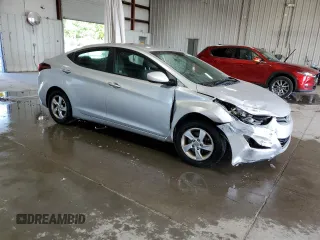 2015 Hyundai Elantra SE with VIN 5NPDH4AE7FH595940, listed as a Copart auction lot 63385525 with 187,591 mi miles and Salvage title. Bid and sale history available at DreamBid. Image 4.