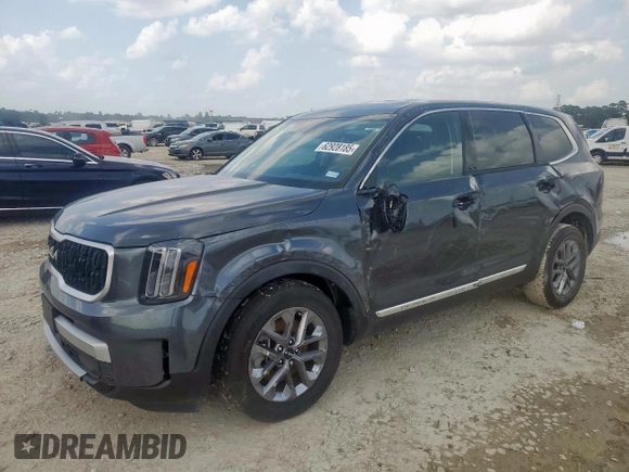 2024 Kia Telluride LX with VIN 5XYP24GC2RG422360, listed as a Copart auction lot 62928185 with 23,563 mi miles and Salvage title. Bid and sale history available at DreamBid. Image 1.