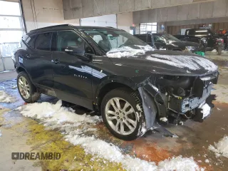 2020 Chevrolet Blazer LT with VIN 3GNKBJRS4LS567944, listed as a Copart auction lot 86358694 with 66,917 mi miles and Salvage title. Bid and sale history available at DreamBid. Image 4.
