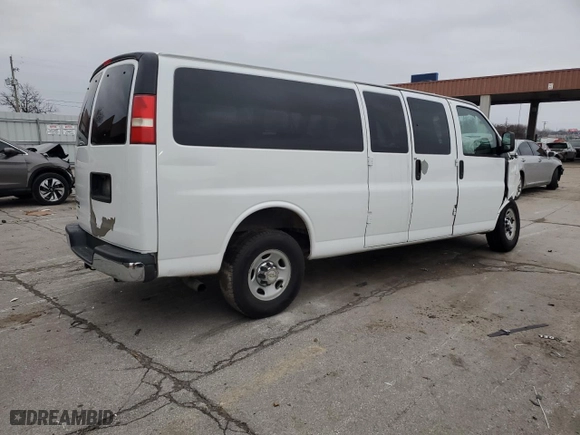 2012 Chevrolet Express Passenger 1LT with VIN 1GAZG1FG5C1140436, listed as a Copart auction lot 85259254 with 0 mi miles and Salvage Title. Bid and sale history available at carsss.com. Image 3.
