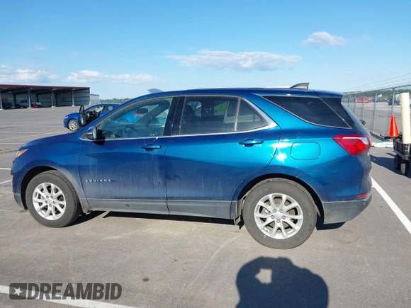 2019 Chevrolet Equinox LT z VIN 2GNAXTEV0K6138242, wystawiony jako IAAI lot #42313300 z przebiegiem 189 527 mil mil oraz . Historia ofert i sprzedaży dostępna na DreamBid. Obrazek 14.