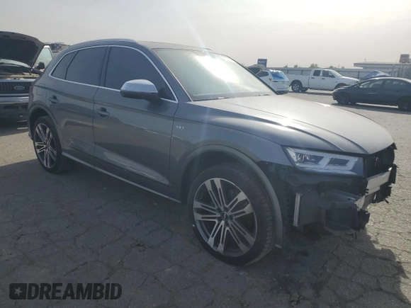 2018 Audi SQ5 Premium Plus with VIN WA1A4AFY0J2103351, listed as a Copart auction lot 78550614 with 58,657 mi miles and Salvage Title. Bid and sale history available at DreamBid. Image 4.