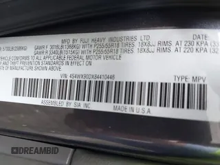 2008 Subaru Tribeca Limited z VIN 4S4WX90DX84410446, wystawiony jako IAAI lot #42171152 z przebiegiem 204 590 mil mil oraz . Historia ofert i sprzedaży dostępna na DreamBid. Obrazek 9.