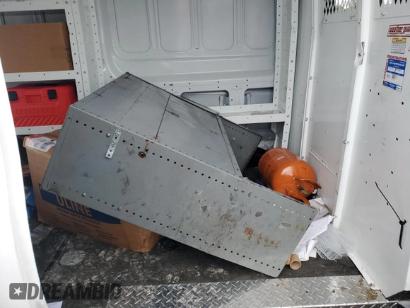 2023 Ford Transit Cargo with VIN 1FTBR1C86PKA11637, listed as a Copart auction lot 72097344 with 26,293 mi miles and Salvage Title. Bid and sale history available at DreamBid. Image 10.