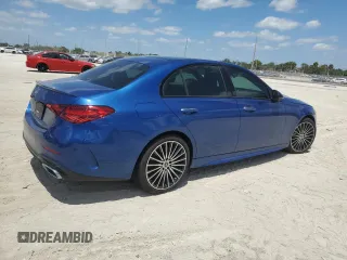 2023 Mercedes-Benz C with VIN W1KAF4GB9PR150301, listed as a Copart auction lot 53760205 with 8,023 mi miles and Salvage Title. Bid and sale history available at carsss.com. Image 3.