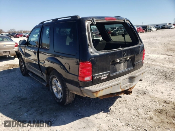 2002 Ford Explorer with VIN 1FMDU70E22UC35467, listed as a Copart auction lot 47790834 with 182,220 mi miles and Salvage title. Bid and sale history available at DreamBid. Image 2.