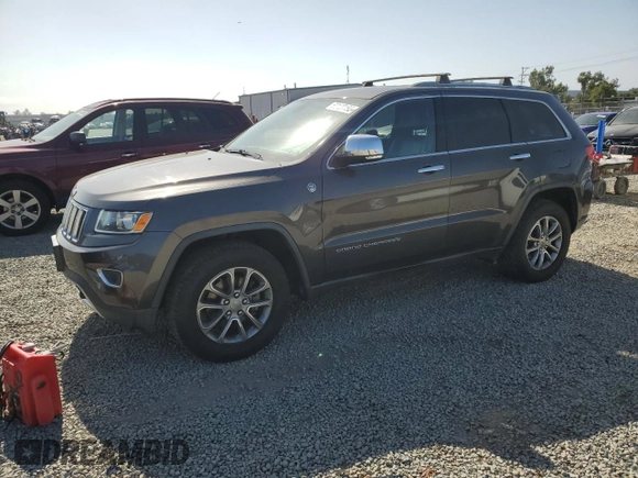 2014 Jeep Grand Cherokee Limited with VIN 1C4RJFBG7EC260225, listed as a Copart auction lot 62128185 with 135,946 mi miles and Clean title. Bid and sale history available at DreamBid. Image 1.
