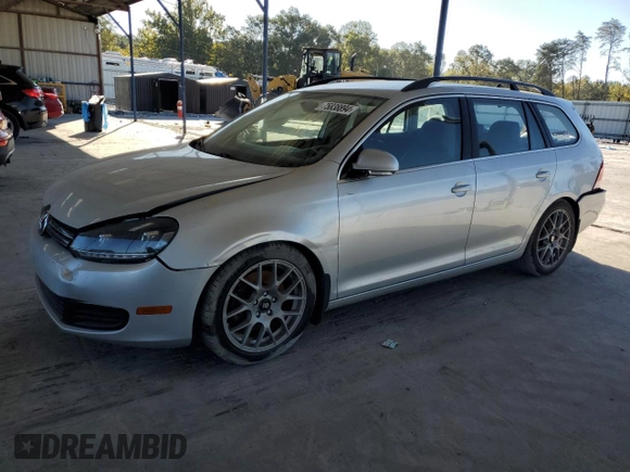 2012 Volkswagen Jetta SportWagen TDI with VIN 3VWPL7AJ7CM640422, listed as a Copart auction lot 75838894 with 127,804 mi miles and Salvage Title. Bid and sale history available at carsss.com. Image 1.