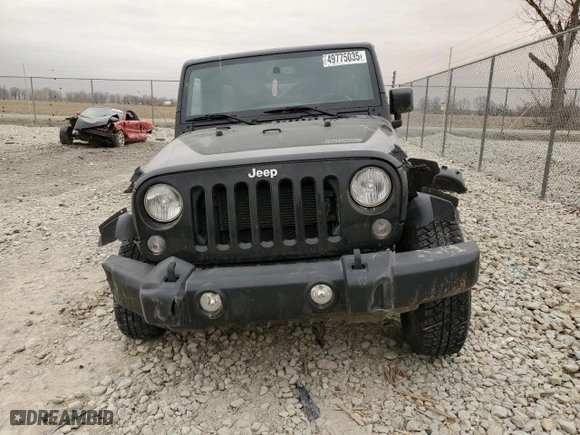 2015 Jeep Wrangler Unlimited Sport with VIN 1C4HJWDG9FL598249, listed as a Copart auction lot 49775035 with 116,486 mi miles and Salvage Title. Bid and sale history available at carsss.com. Image 5.