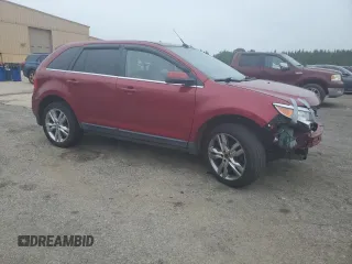 2013 Ford Edge Limited with VIN 2FMDK3KC6DBE15750, listed as a Copart auction lot 55727365 with 169,368 mi miles and Salvage title. Bid and sale history available at DreamBid. Image 4.