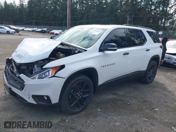 2021 Chevrolet Traverse Premier with VIN 1GNEVKKW7MJ250461, listed as a IAAI auction lot 41809650 with 61,661 mi miles. Bid and sale history available at carsss.com. Image 17.