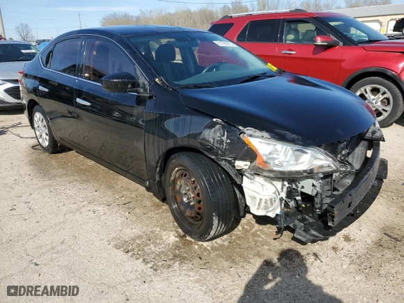 2015 Nissan Sentra SV with VIN 3N1AB7AP4FY345357, listed as a Copart auction lot 51293975 with 79,086 mi miles and Salvage Title. Bid and sale history available at carsss.com. Image 4.