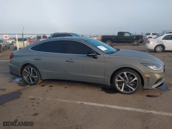 2023 Hyundai Sonata SEL Plus with VIN KMHL44J27PA289158, listed as a IAAI auction lot 41637385 with 25,951 mi miles. Bid and sale history available at carsss.com. Image 13.
