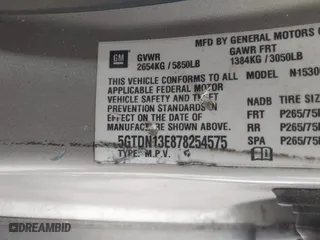 2007 Hummer H3 SUV with VIN 5GTDN13E878254575, listed as a IAAI auction lot 41861673 with 199,212 mi miles. Bid and sale history available at carsss.com. Image 9.