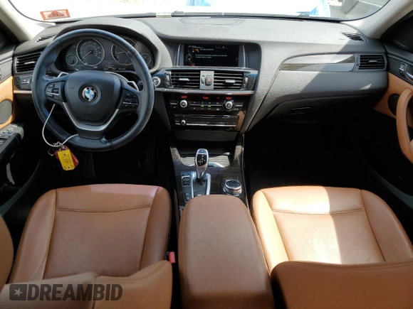 2015 BMW X4 xDrive28i with VIN 5UXXW3C59F0F89517, listed as a Copart auction lot 49989304 with 65,554 mi miles. Bid and sale history available at carsss.com. Image 8.